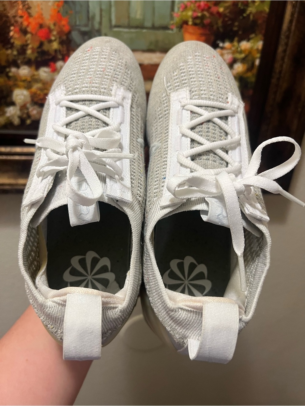 Nike Air VaporMax 2021 FK White Pure Platinum sneakers - Picture 11 of 16